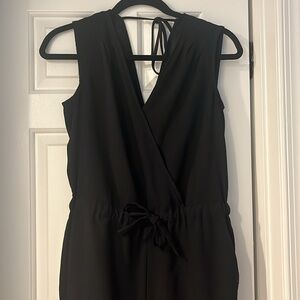 Loft outlet- SP black tank jumpsuit
